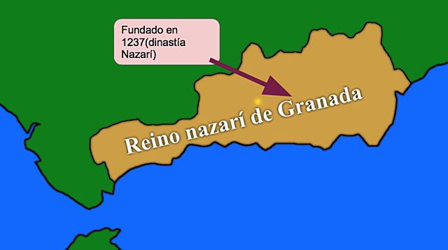 Ocupación de Granada por la dinastía Nazarí