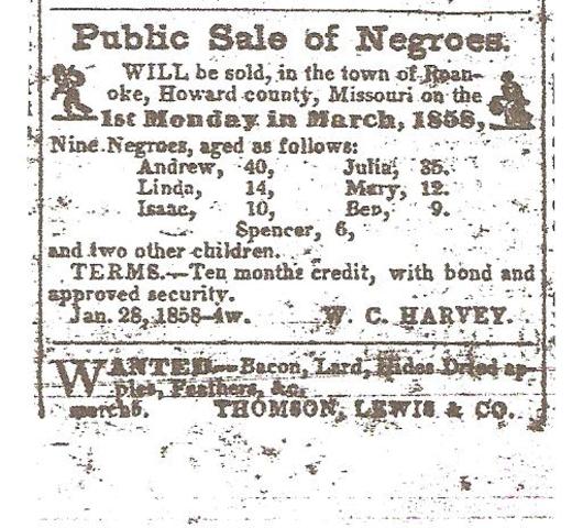 Slaves are now property