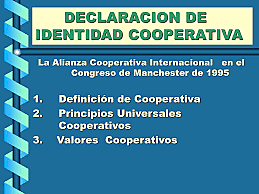 Los nuevos principios cooperativos