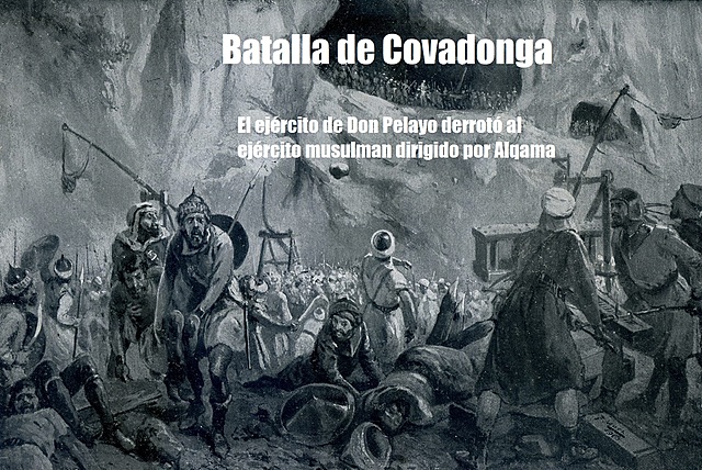 Batalla de Covadonga. 722.