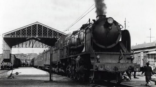 La primera línia de ferrocarril