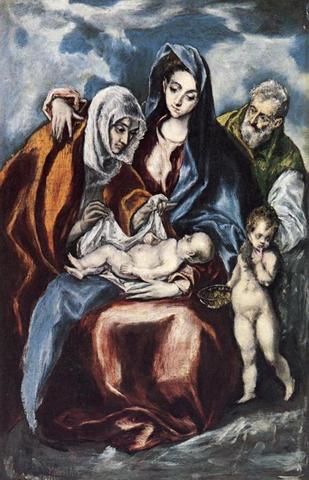 El Greco pintó "The Holy Family"