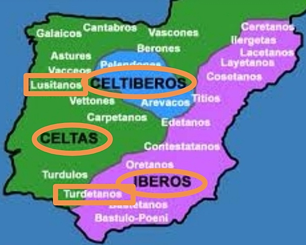 Pueblos prerromanos en Hispania