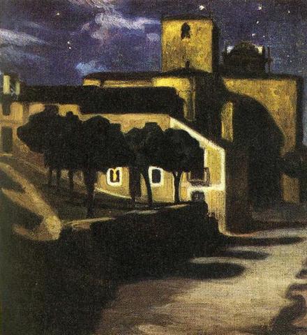 Night Scene in Avila.