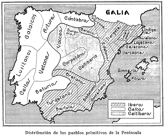 Los pueblos prerromanos que llegan en el primer milenio a.C.