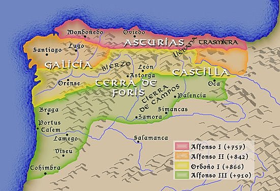 Creación del Reino de Asturias