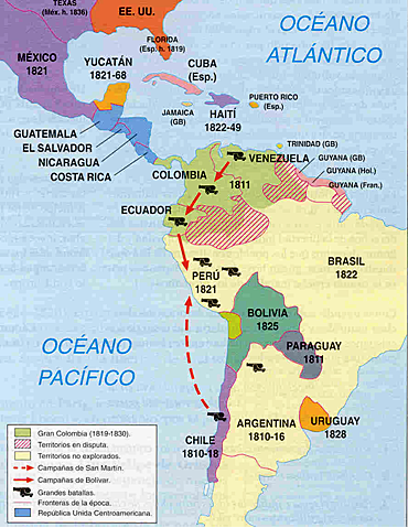 EMANCIPACIÓ DE L’AMERICA HISPÀNICA