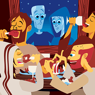 Timeline: Eucharist: Jake and Anton