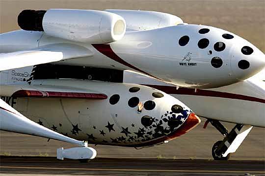 La nave SpaceShipOne