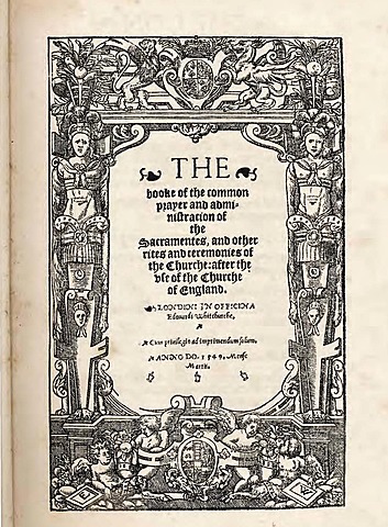1549  The first Book of Common Prayer is introduced.
