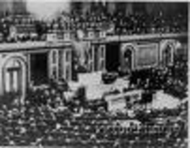 President Wilson's war message