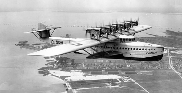 Dornier Do X, uno de los mayores hidroaviones