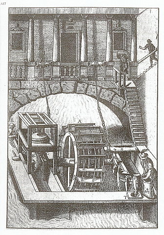 Premier moulin à eau en gaule (France).