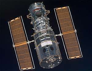 Launch of the Hubble Space Telescope