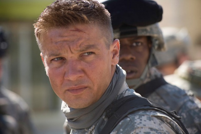 Jeremy Renner as Staff Sergeant William James in "The Hurt Locker"