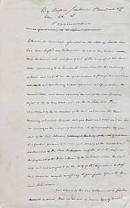 Proclamation to the people of South Carolina