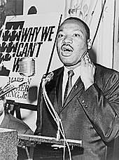 Protestas contra la segregación en Birmingham.