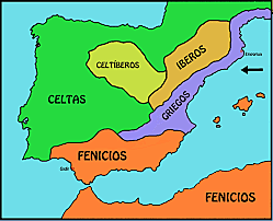 Llegada de pueblos del Mediterráneo oriental