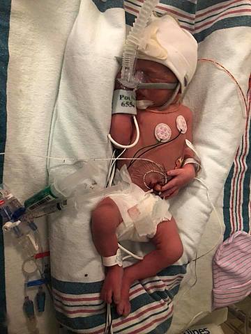 My nephew Cameron was born