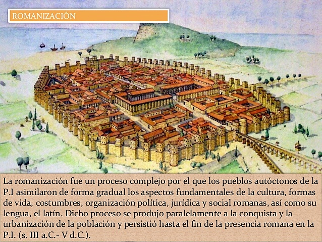 La urbanización romana