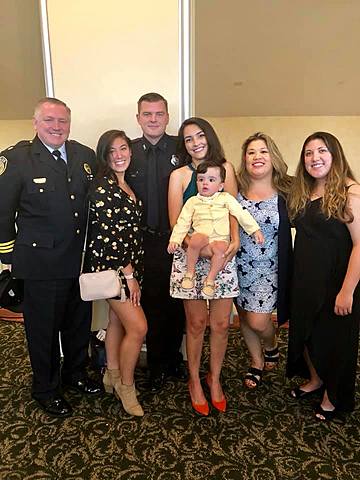 My brother graduated from the police academy