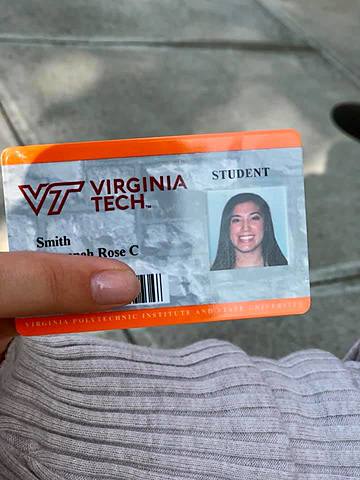 Got my Hokie P at orientation