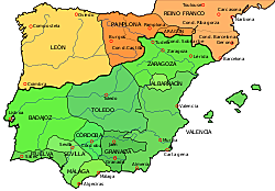 El reino de Pamplona-Navarra.