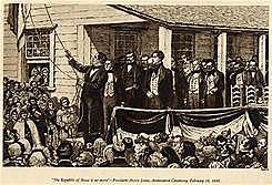 Texas withdrew their offer of Annexation