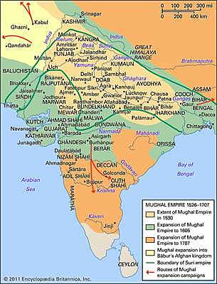 The Mughal Empire began in Northern India