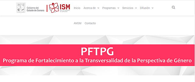 Programa de Fortalecimiento a la Transversalidad de la Perspectiva de Género (PFTPG).