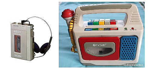 Walkman y grabador de cassette