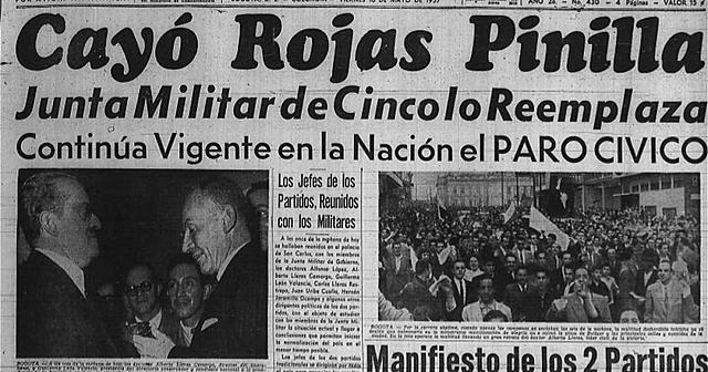 Caida de Rojas Pinilla