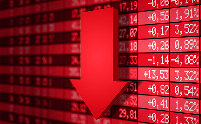 Caída de la Bolsa en New york