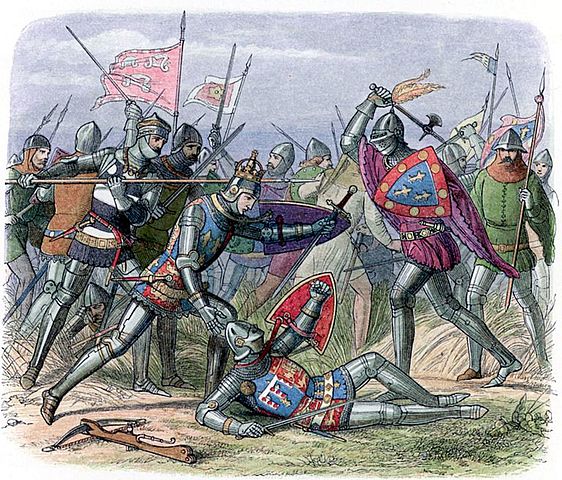 Hundred year war between England and France