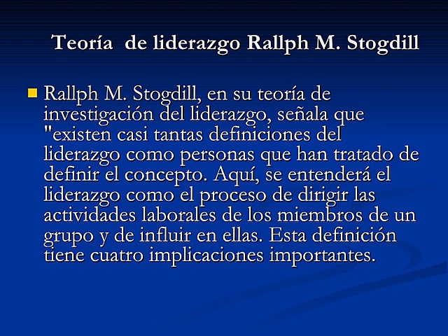 Rallph M. Stogdill