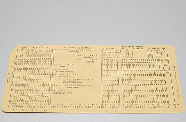 Programación con tarjetas perforadas