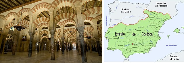 Abderraman  i es proclama emir de Cordova