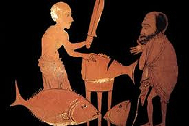 Els set cuiners legendaris de l'antiga Grecia. Mité o pot ser que no?                                      Els cuiners mes influents de la cuina grega per les seves tecniques o fetes van adquirir honor i distinció en aquest llistat.