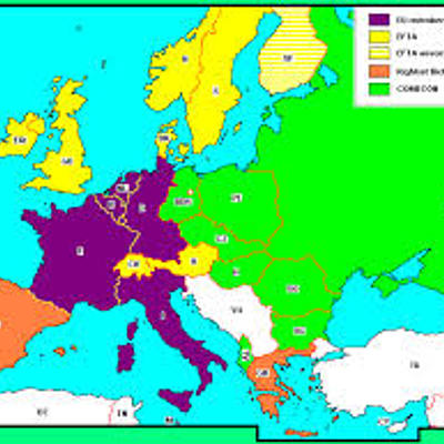 Timeline: Acontecimientos en Europa durante losperiodos de 1947 a 1989