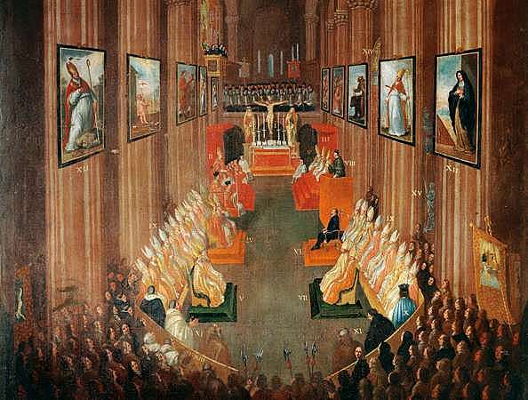 Catholic leaders met at the council of Trent