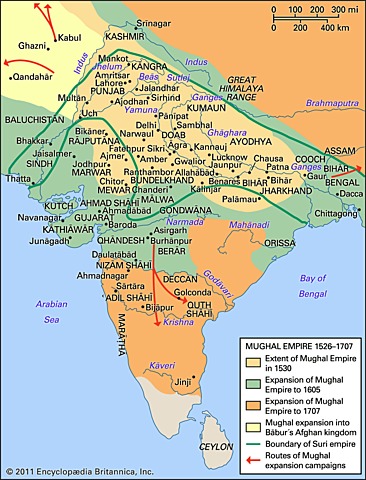 The Mughal Empire began in Northern India.
