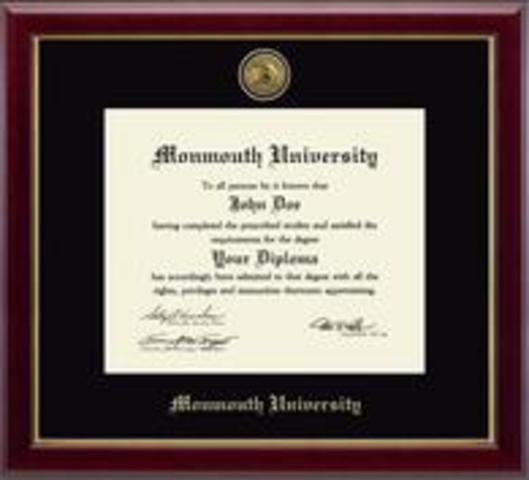 Graduate From Monmouth with my Dual Bachelor/Master's Degree in School Psychology
