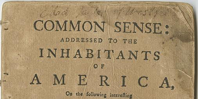 Thomas Paine's, Common Sense
