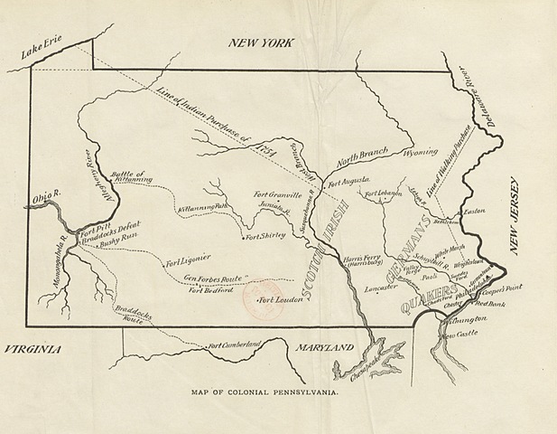 Quakers Settle in Pennsylvania.