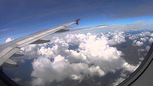 Primera vez que daniela se subio a un avion