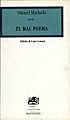 Manuel Machado escribe su obra poética " El Mal Poema "