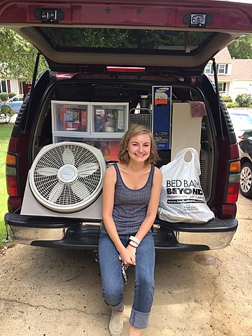 Middle sister went to college