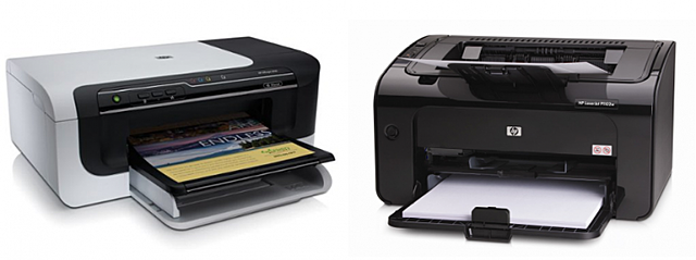 Impresora láser y tinta