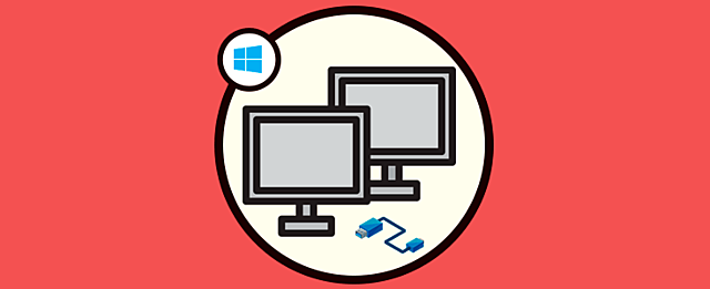 Conexión entre ordenadores.