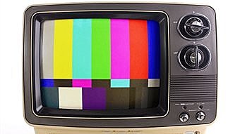 The color of the TV